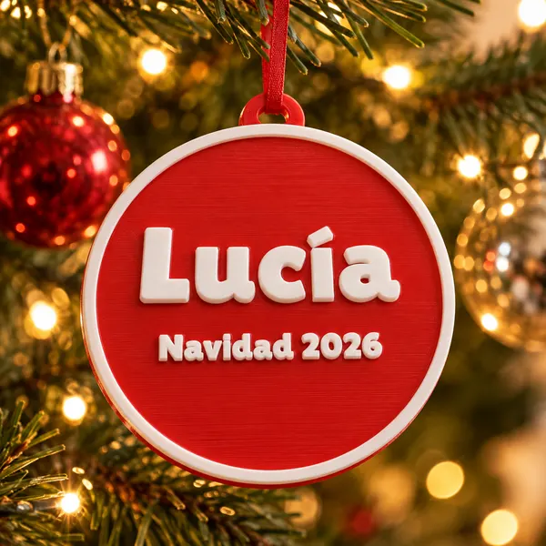 Bola de Navidad con nombre